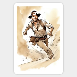 Indiana Jones - Quick sand Sticker